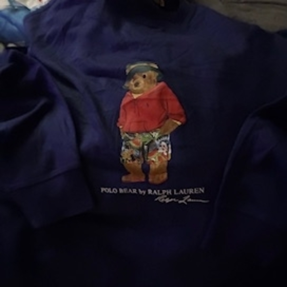 Ralph Lauren Navy Polo Bear Sweatshirt